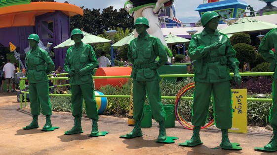 Toy Story Land Green Army Men